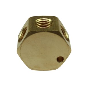 COILHOSE PORT FLAT HEX MANIFOLD, 1/4" X 1/4" OUT